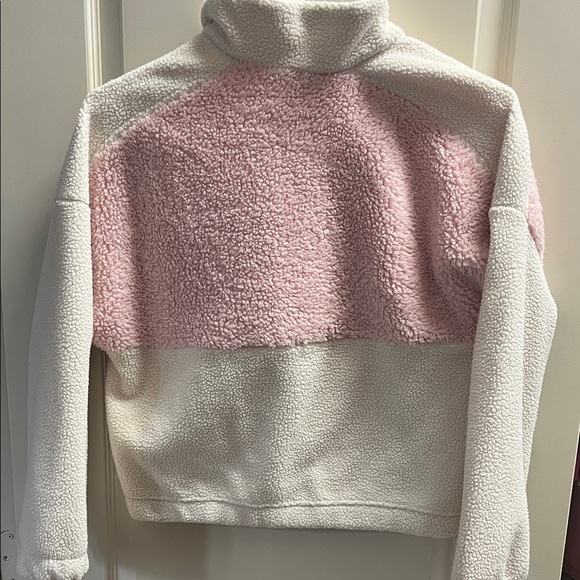Columbia Pink and White Fleece Jacket - Picture 3 of 3